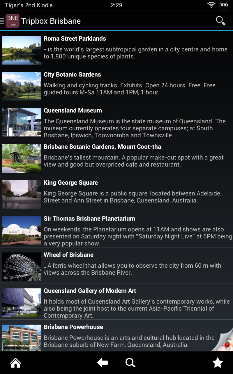Tripbox Brisbane(Kindle Tablet Edition) - App on Amazon Appstore