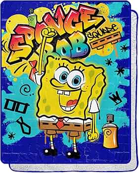 Amazon|Northwest スポンジボブ スクエアパンツ シルクタッチ Amazon|Northwest スポンジボブ スクエアパンツ シルクタッチ