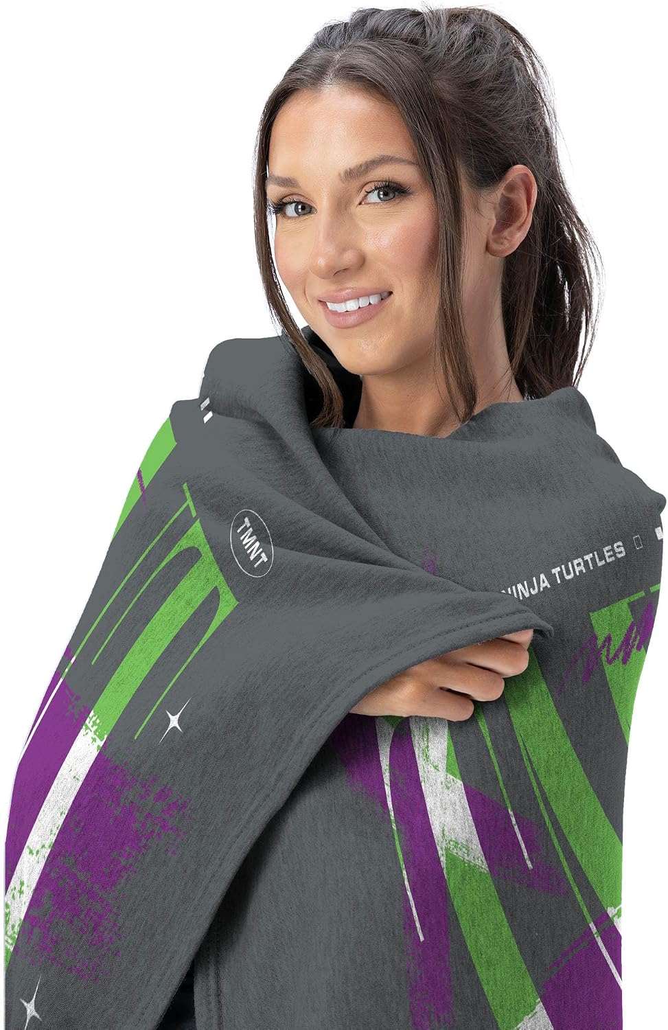 NORTHWEST Paramount Teenage Mutant Ninja Turtles, Donnie, Silk Touch Throw Blanket, 50 x 60 Inches
