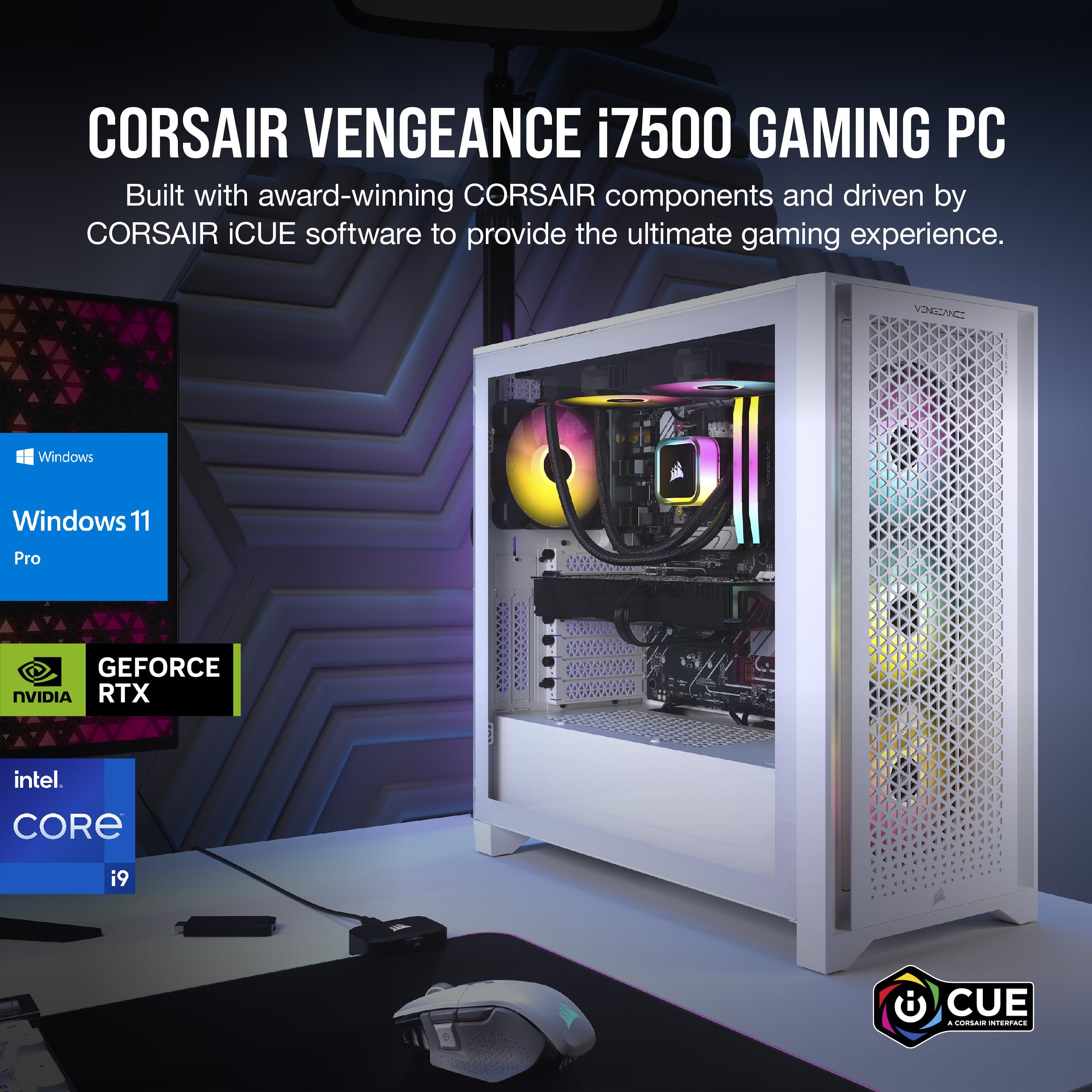Amazon.com: Corsair Vengeance i7500 Series Gaming PC - Liquid