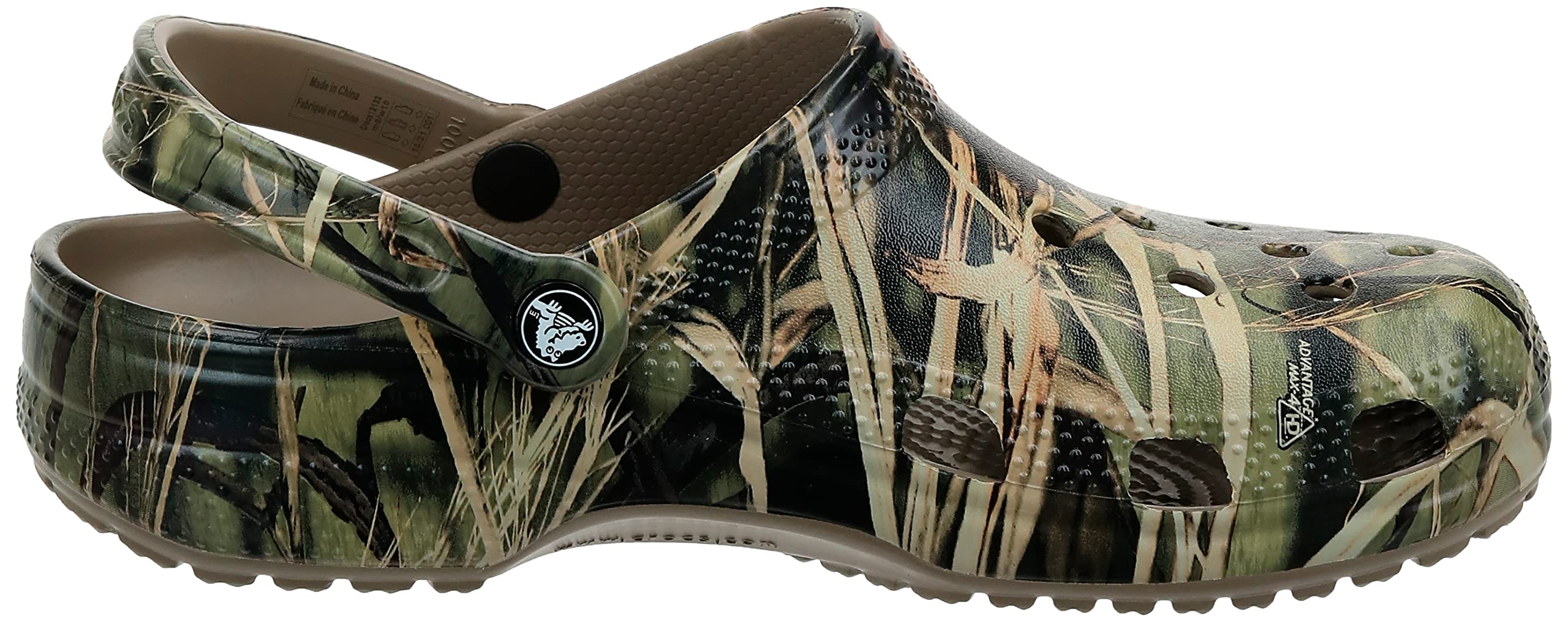 Crocs Unisex klassische Realtree Clogs, für Erwachsene, Grün - khaki - Größe: 43 EU