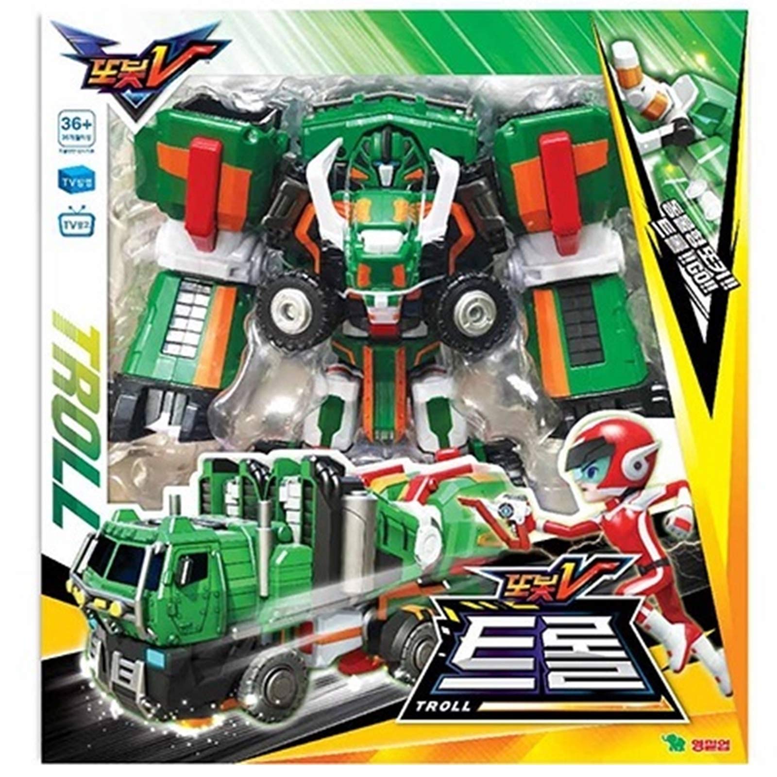 YOUNG TOYS Tobot V Troll Transforming 