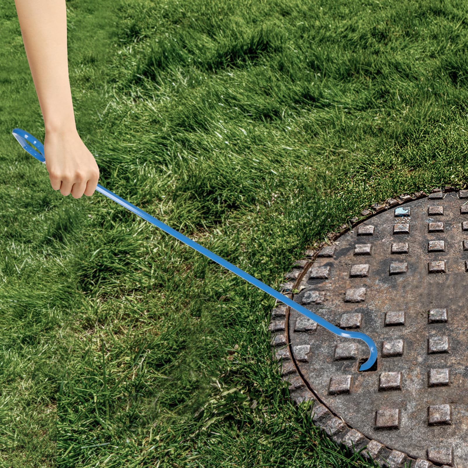 Uniwersalny hak do podnoszenia z sześciokątnej stali stopowej | Sześciokątna stal stopowa, ergonomiczny, antypoślizgowy uchwyt, nośność 200 kg