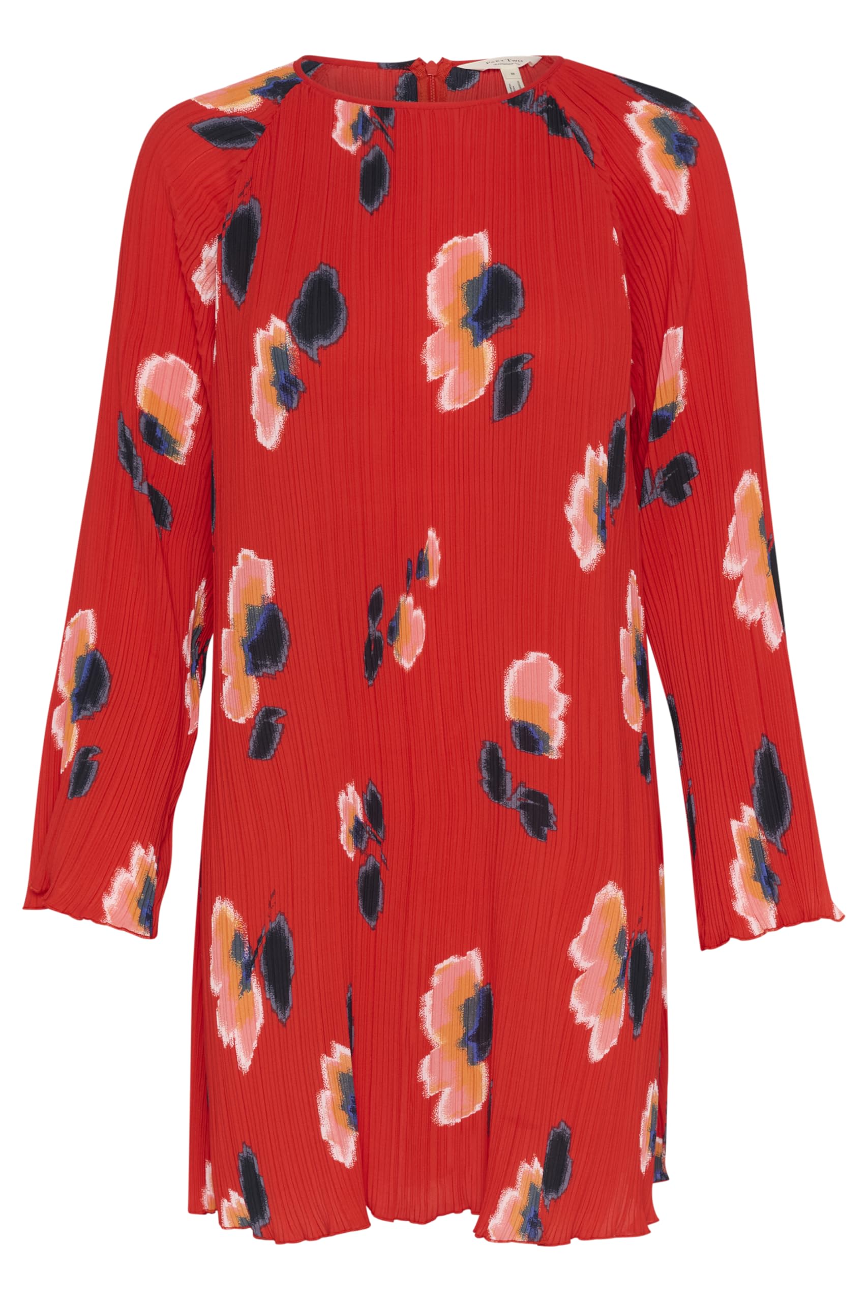 Part Two Women's Milanaspw Dress, March Red Blurred Flower, 12