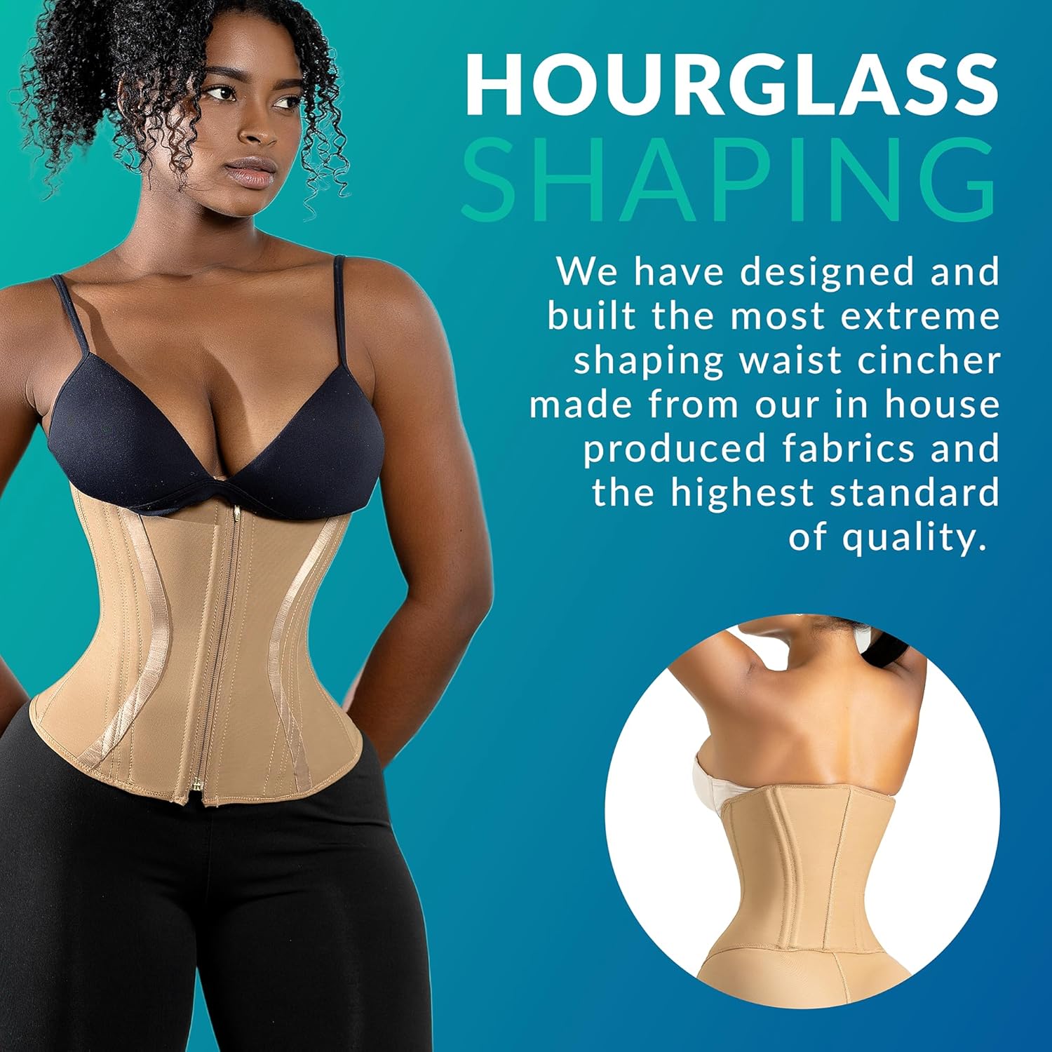 Lipo Express Colombian Hourglass Waist Trainer Corset