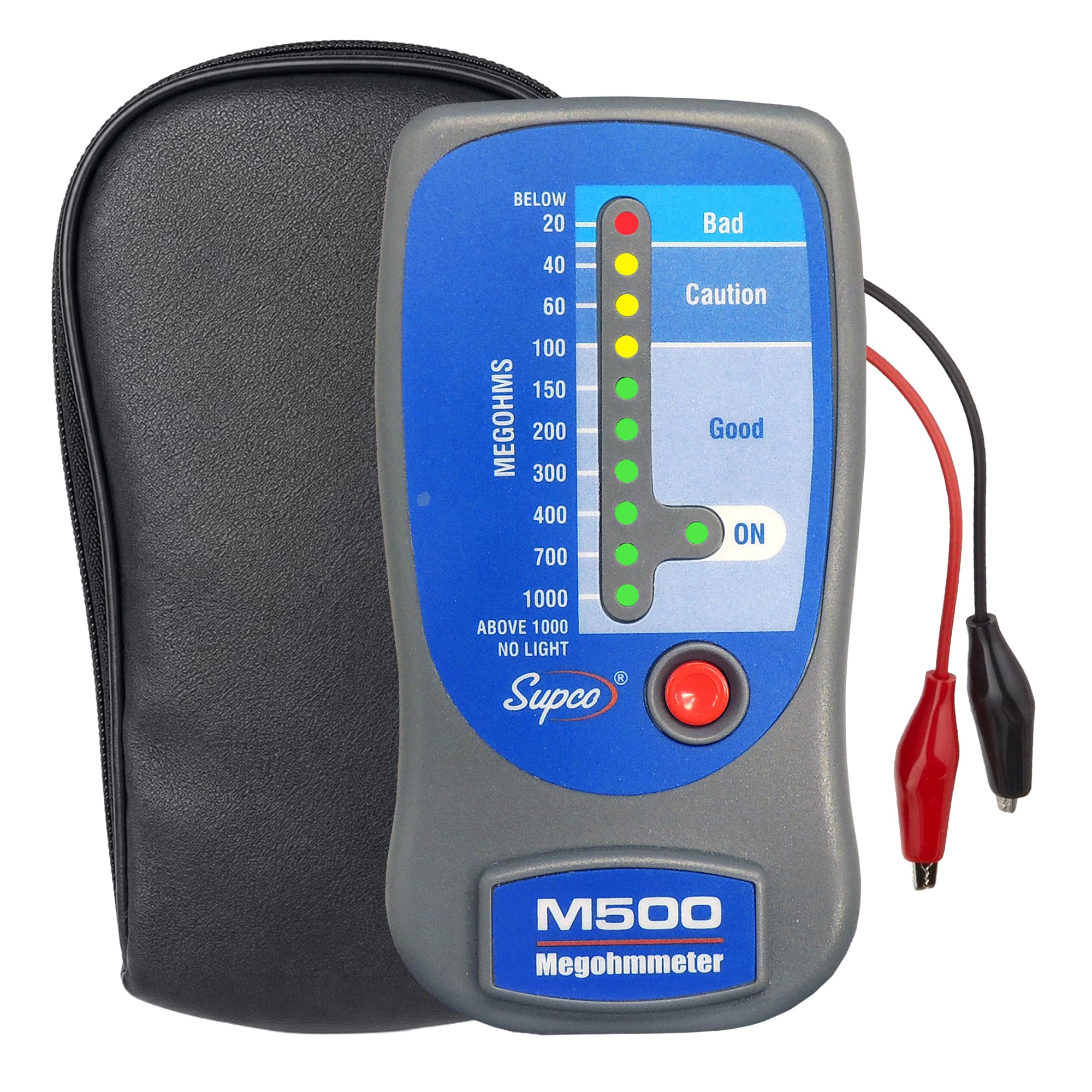 Supco M500 Electronic Megohmmeter, 0 to 1000 Megohms