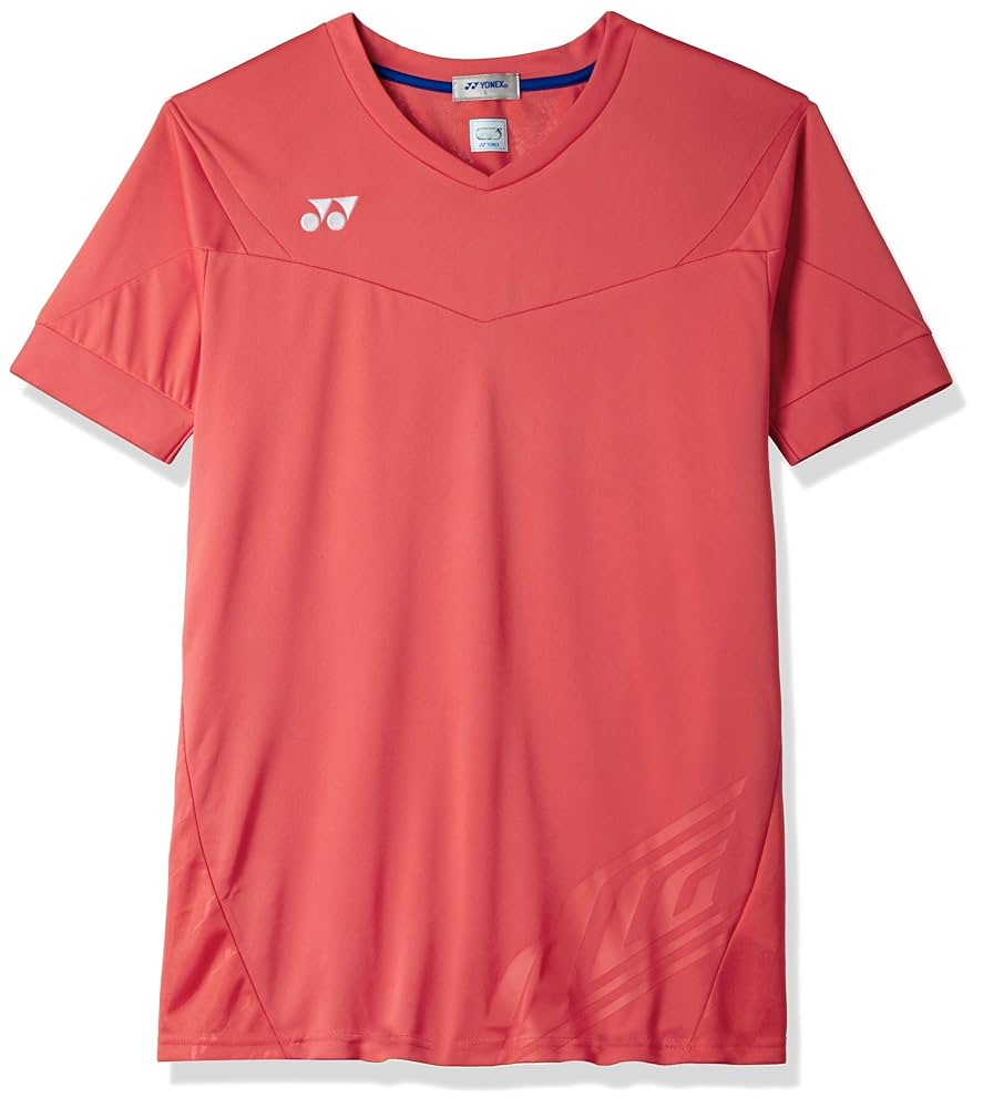 Buy Yonex LCWK16 10001 Polyester V-Neck T-Shirt, Medium (Hot