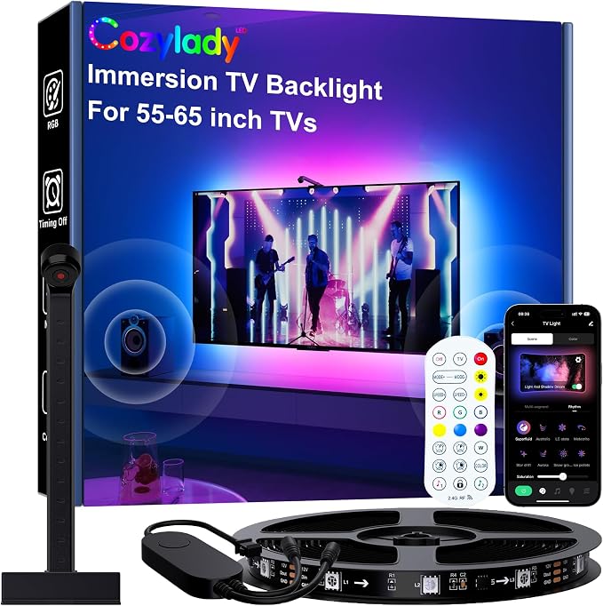 Smart LED TV Backlights with Camera for 55