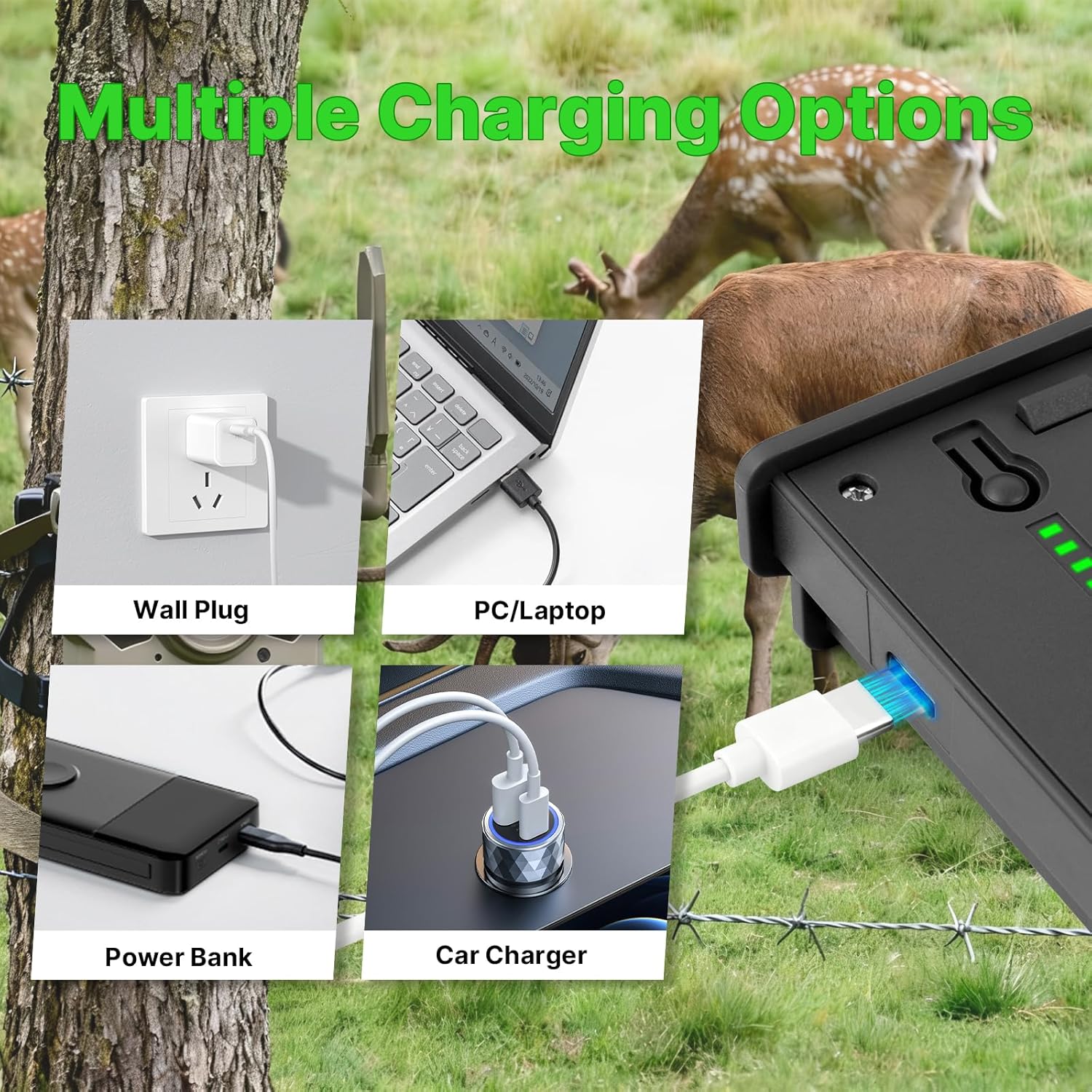 2-Pack Upgraded Rechargeable Hunting Camera Battery Replacement for Reveal Ultra, X Pro, X Gen 3.0, X Gen 2.0, Pro 3.0, X, SK, XB Cellular Trail Camera,Compatible with Reveal Lipo Lithium Battery Pack