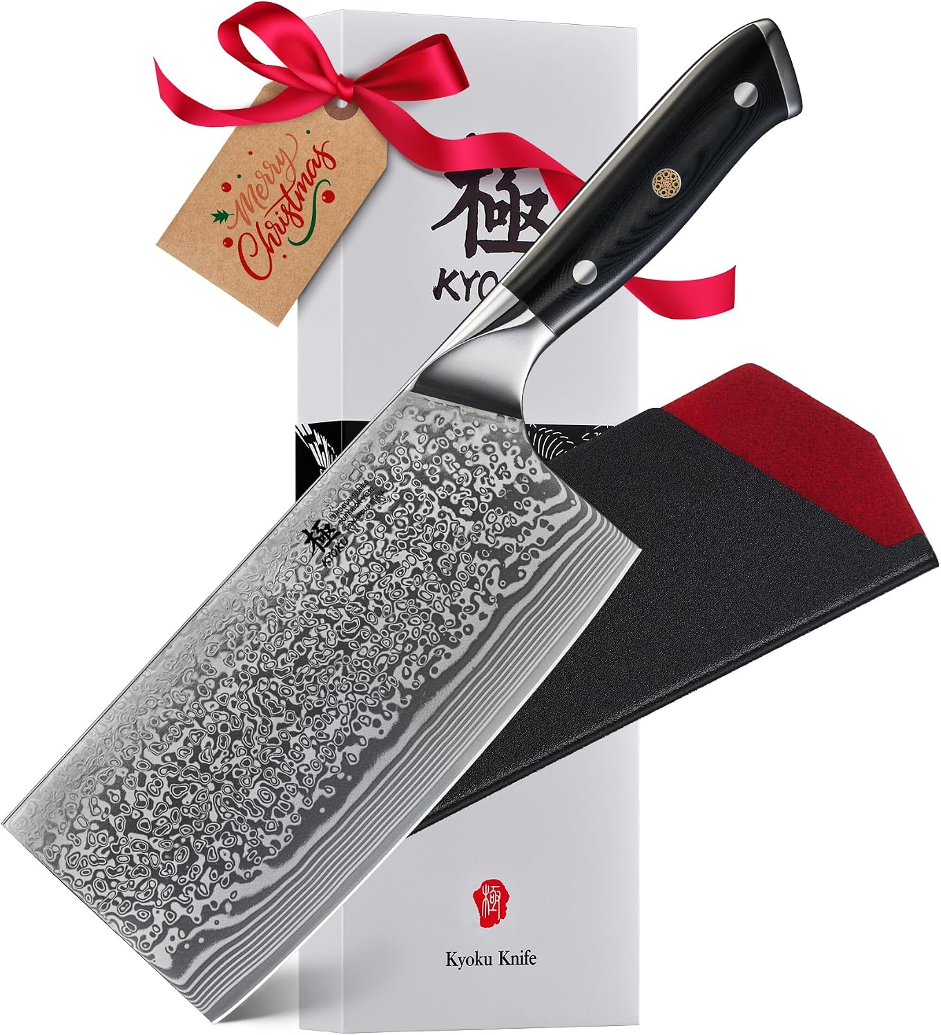 Kyoku Shogun Gin Series Vegetable Cleaver - Thumbnail 2