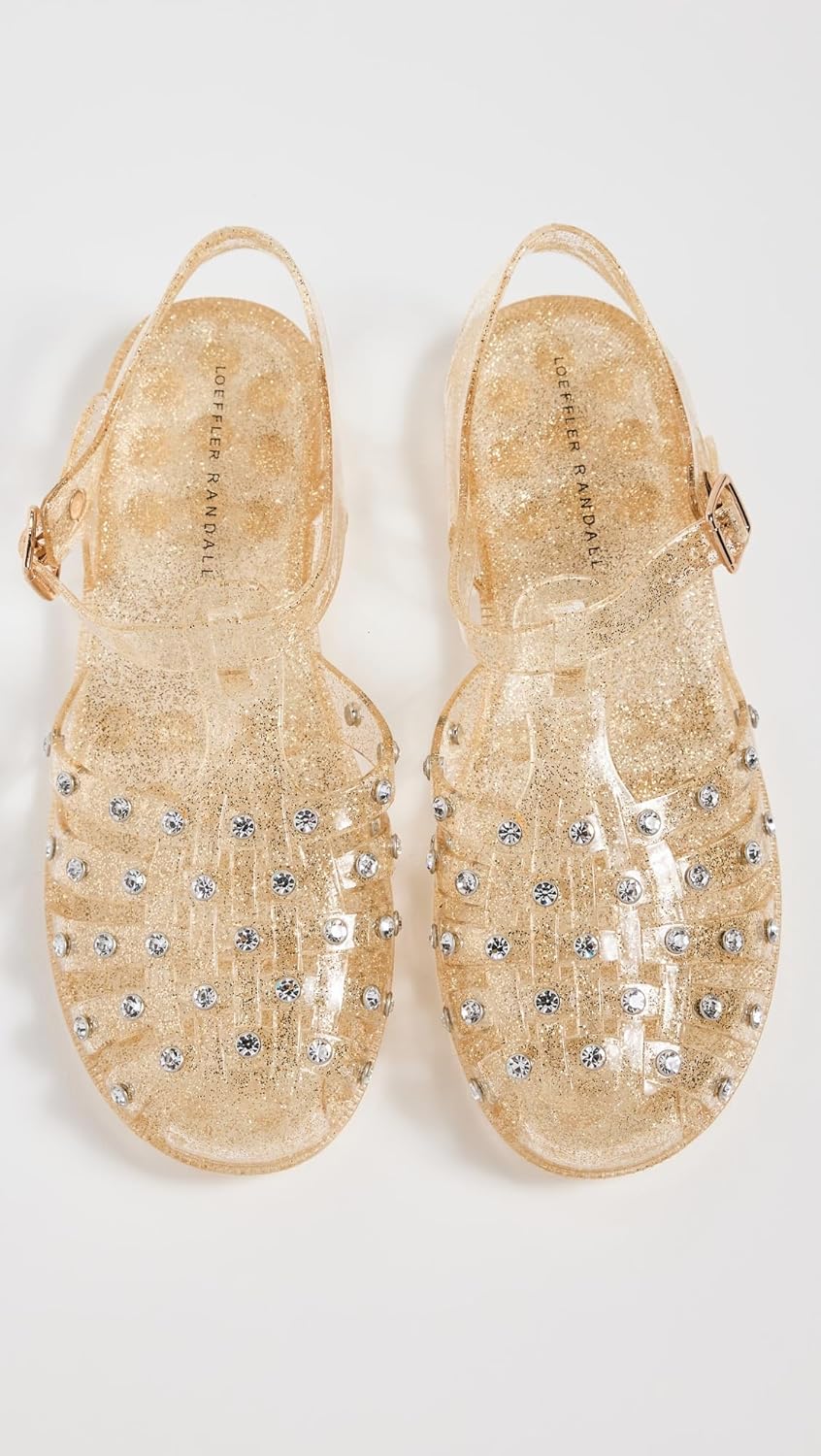 Loeffler Randall Women's Rhys Jelly Sandals with Studs - Image 4