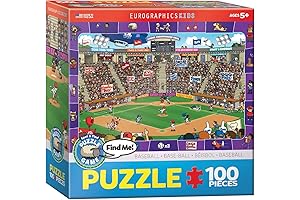 Baseball - Spot and Find 100-Piece Puzzle, Star