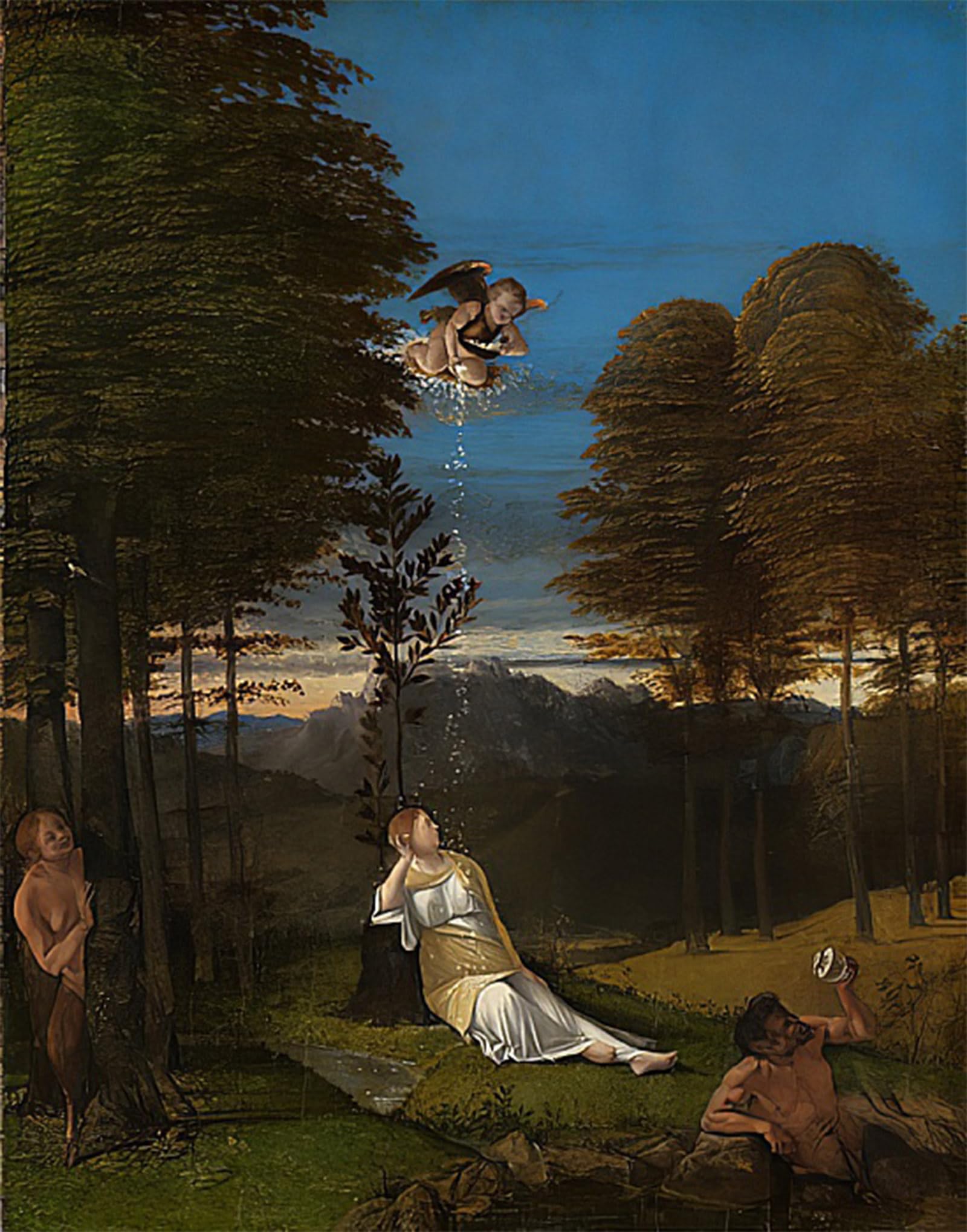 POSTERIIk Famous Modern Artwork Art Mural Allegory of Chastity by Famous Artist Oil Paintings Pictures for Home Decor 60x90cm