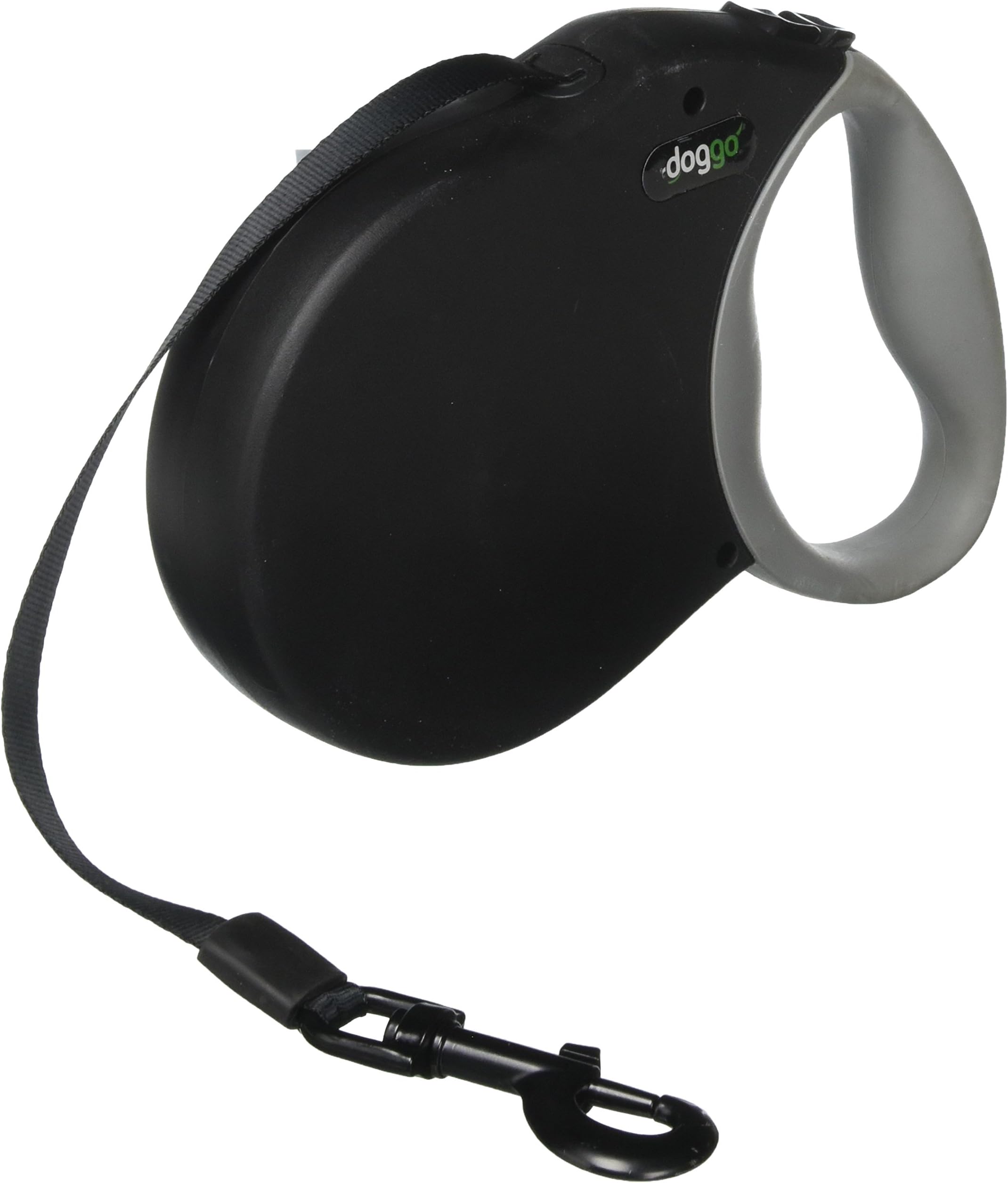 Doggo 24" Black Retractable Leash for Large Dogs, Variable Size