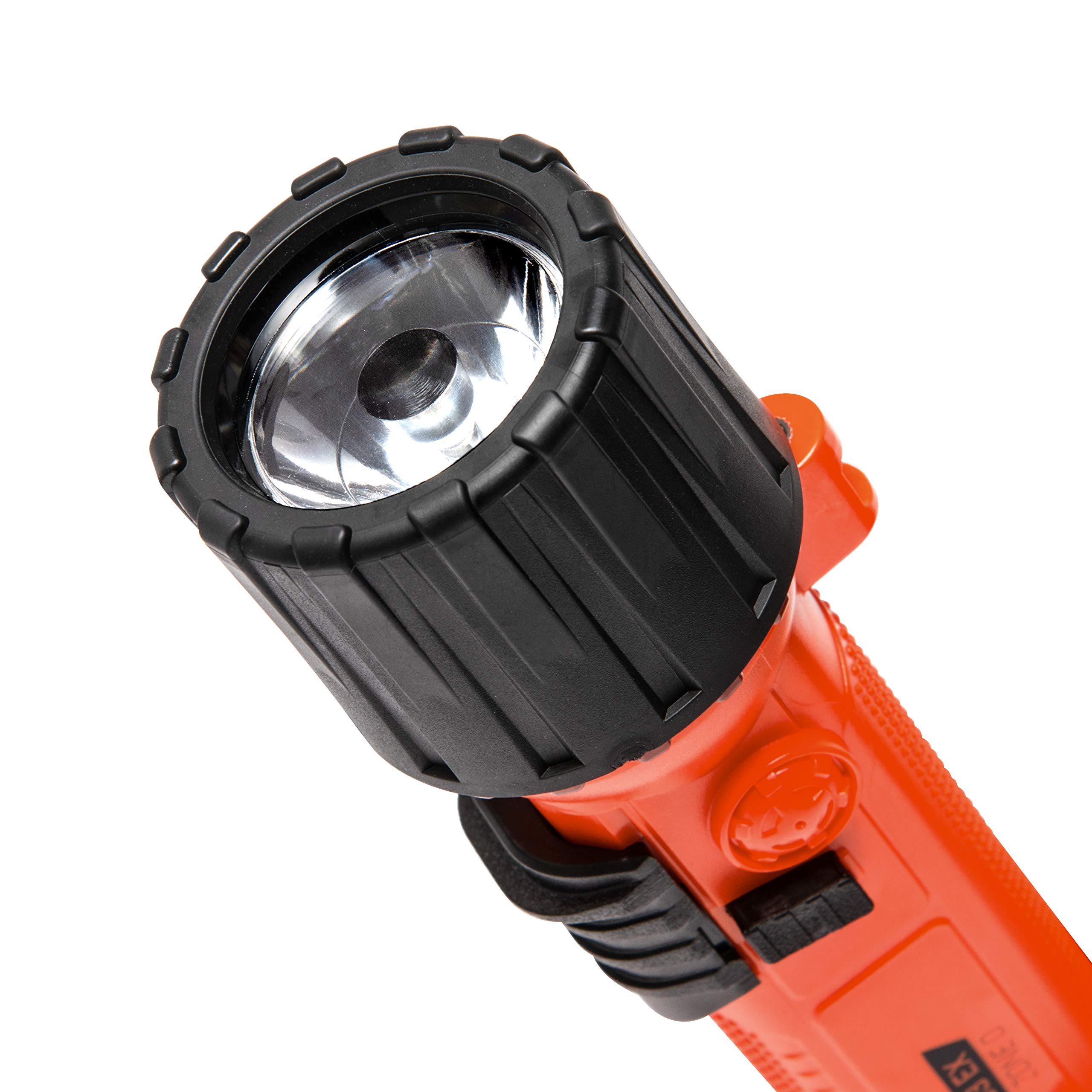 Mactronic M-FIRE 03 ATEX - Linterna LED de 180 lúmenes | Peso 240 g con pilas, tipo de protección IP68, alcance de 177 m | Funciona con pilas, 4 pilas Energizer E91 (AA) (incluidas)