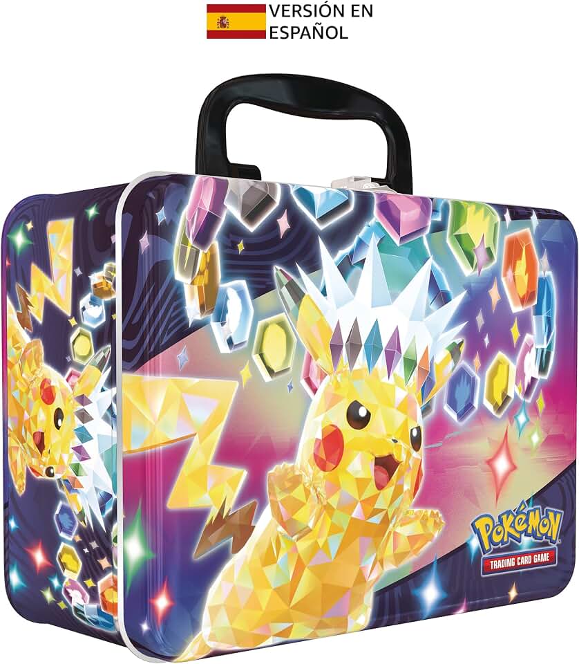 Pokémon Maletín de Coleccionistas de JCC Pokémon (3 Cartas holográficas, 6 Paquetes de Mejora y Mucho más)