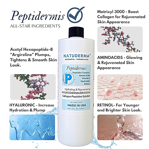 Miniatura 6 de Solución de hidrodermoabrasión PEPTIDERMIS complejo de péptidos suero oxi solución facial hidrofacial para máquina de hidrodermoabrasión suero