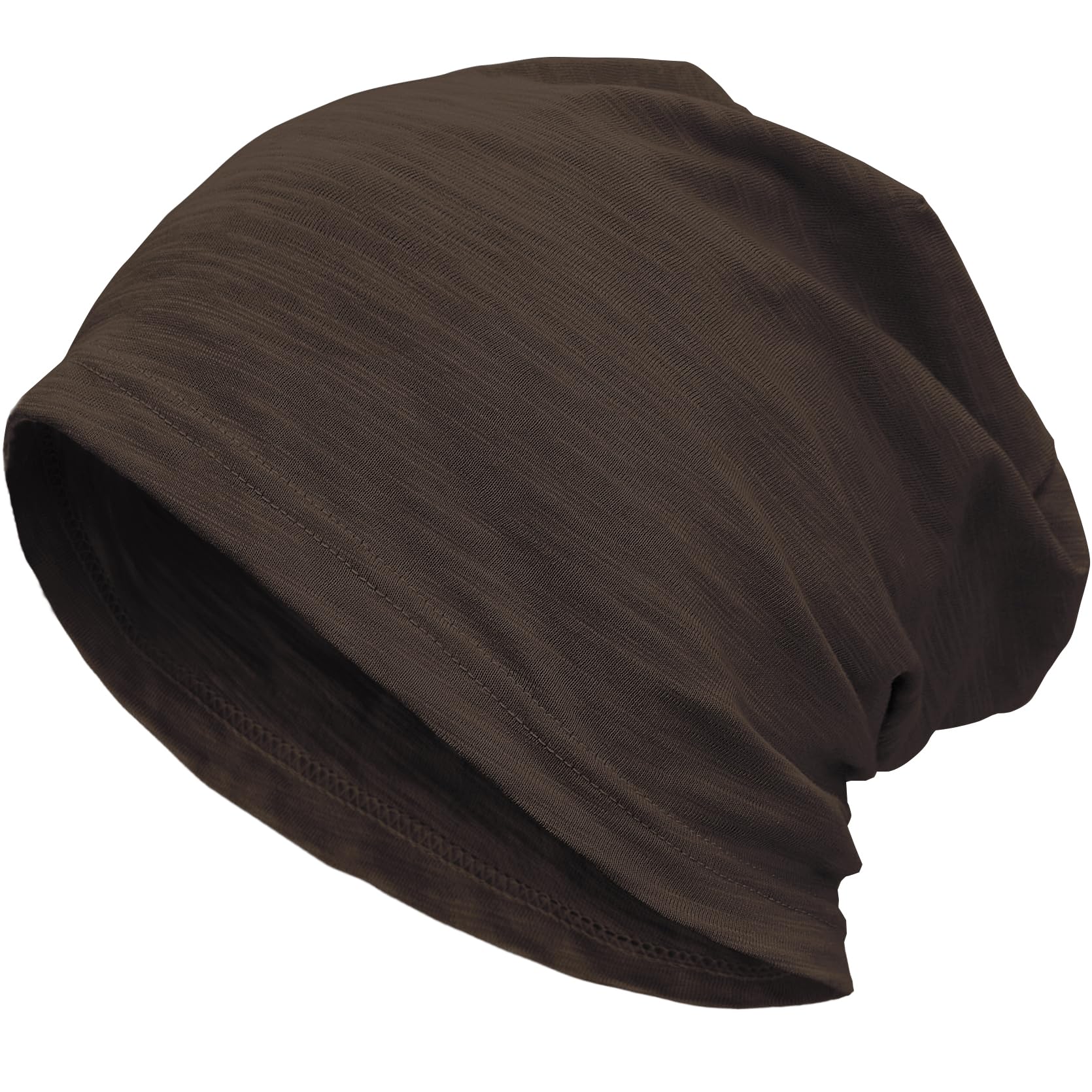 100% Cotton Lightweight Summer Hats for Women Men, Ultra Thin Slouchy Beanie Hat Oversizes Beanies Chemo Cap — view 8