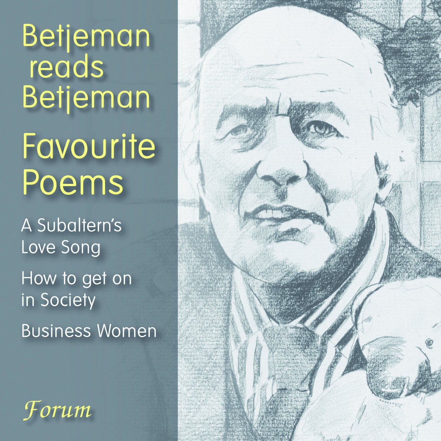 BETJEMAN READS FAVOURITE POEMS -  CD EX/EX 5055031361380