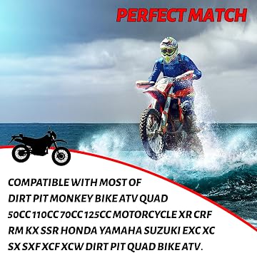 2Pcs ATV Gas Tank Vent Hose Air Vent Hose Gas Fuel Cap Universal CNC Tube One Way Valve Aluminum Breather for 50cc 70cc 90cc 110cc 125cc 150cc 160cc Motorcycle ATV Dirt Pit Bike,Red…