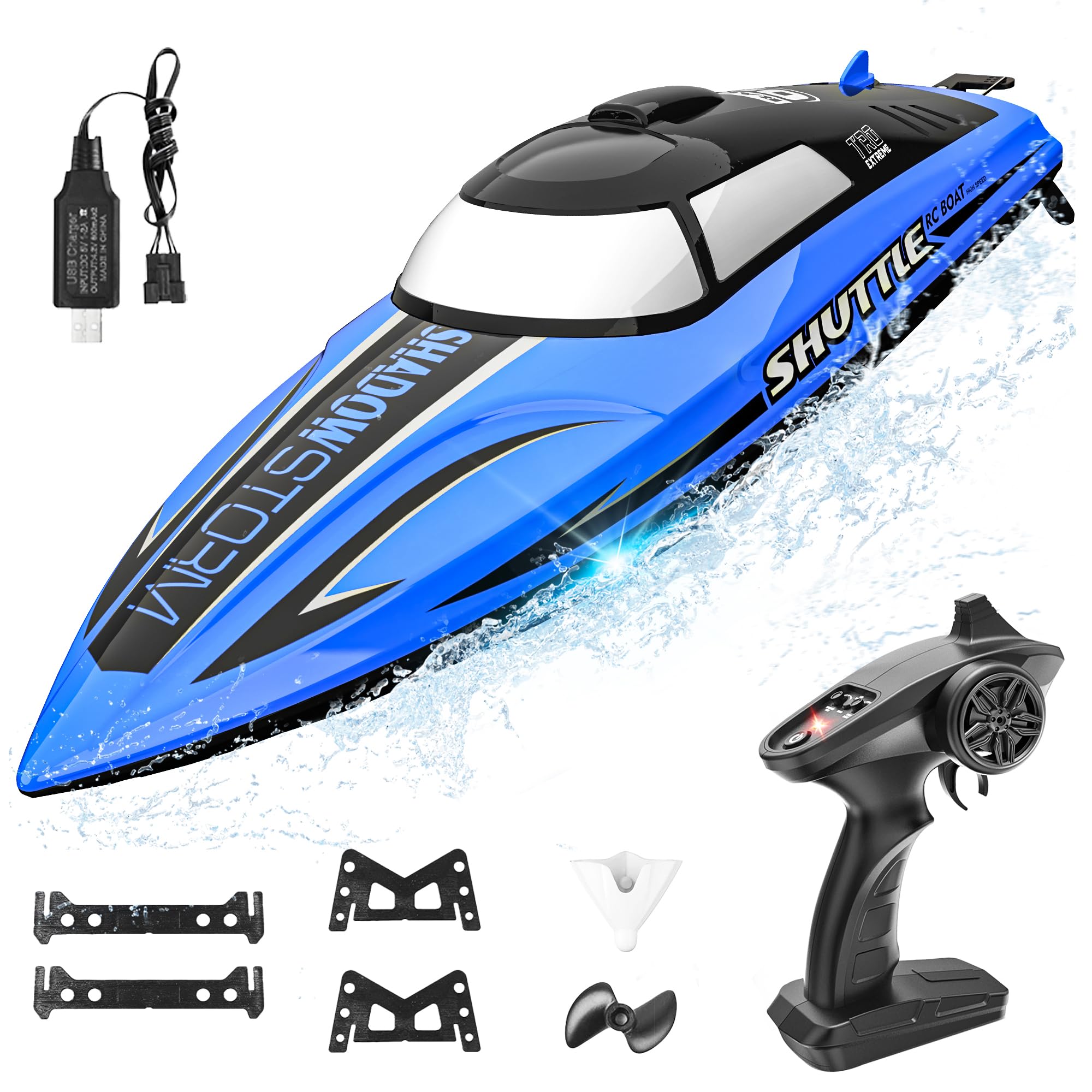 Amazon.com: BEZGAR RC Boat - 32+ KPH Remote Control Boat for Pool