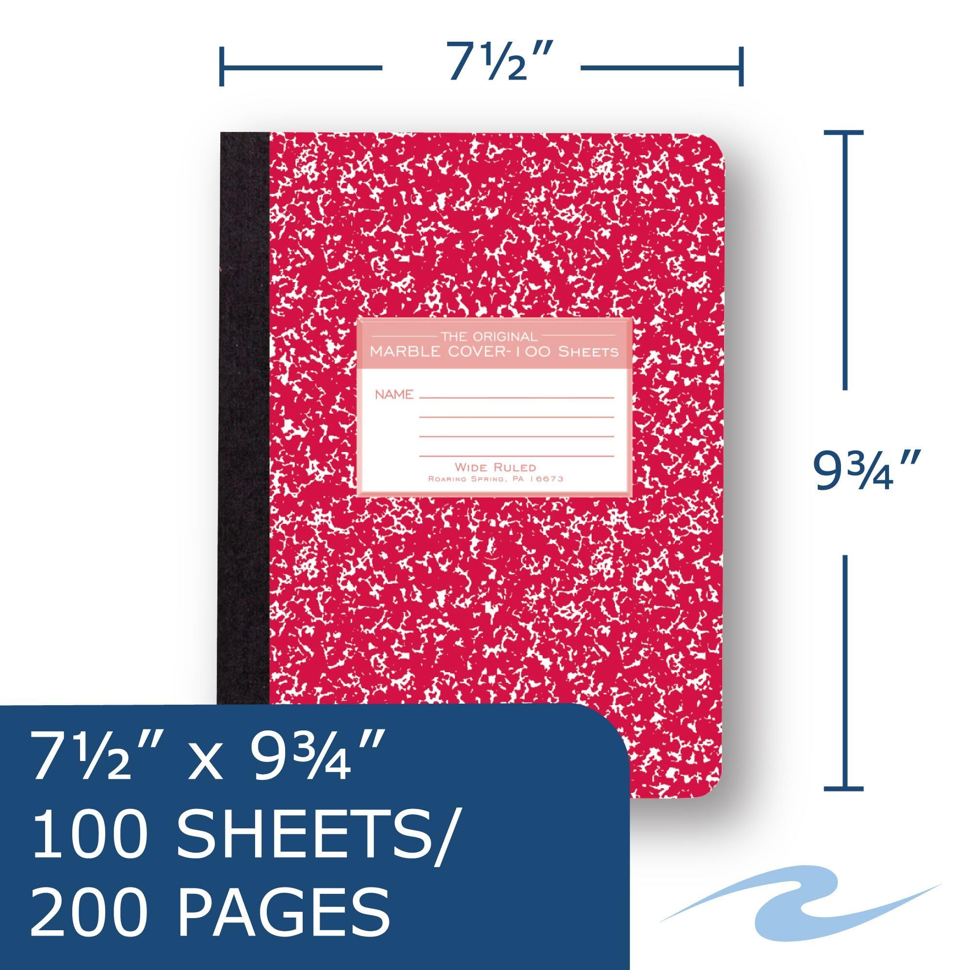 Snapklik.com : Roaring Spring Composition Notebooks, 9.75