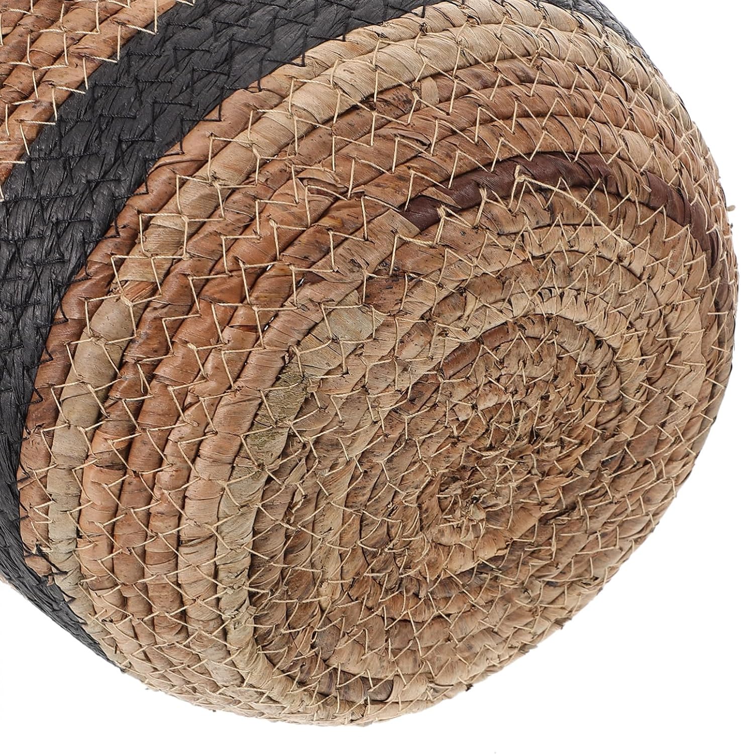 Amosfun Wicker Storage Basket Rattan Storage Bins Large Wicker Laundry Hamper Boho Style Home Decor