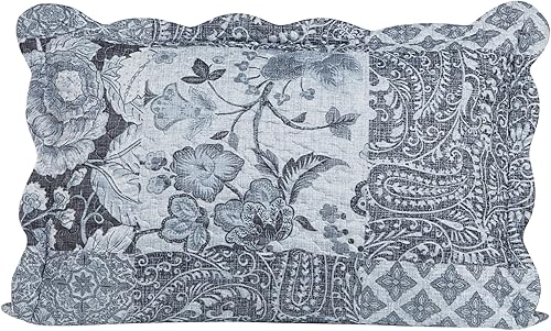 Miniatura 80 de Brilliant Sunshine Juego de edredón de 3 piezas con 2 fundas de almohada, colcha reversible suave y ligera, para todas las estaciones, Gris