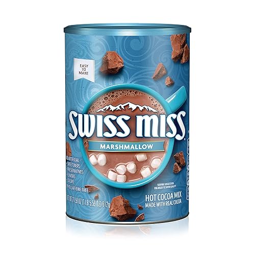 Swiss Miss Marshmallow Hot Cocoa Mix Canister 2159 oz paquete de 12