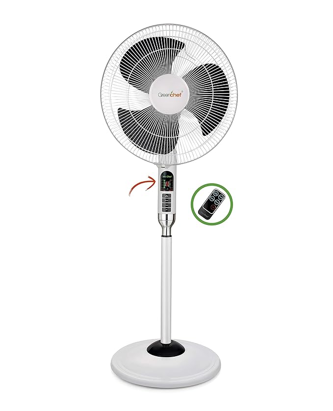 Buy Greenchef Air Flow High Speed Pedestal fan with 3 Speed setting