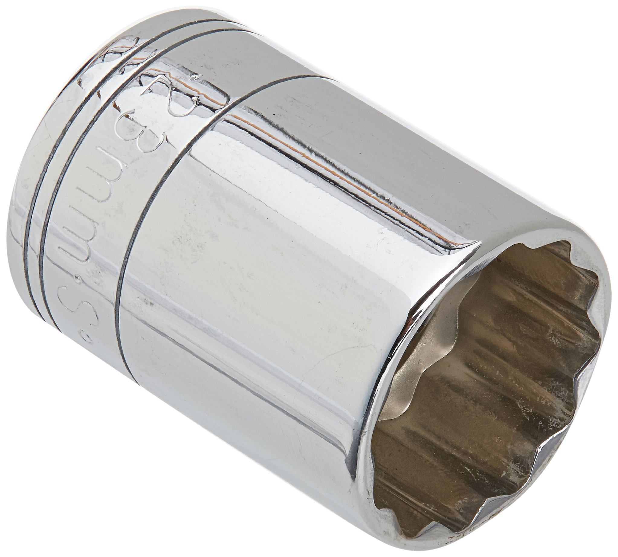 SK Tools USA 1/2" Drive, 23MM, 12 Point, Standard Chrome Socket | 40323