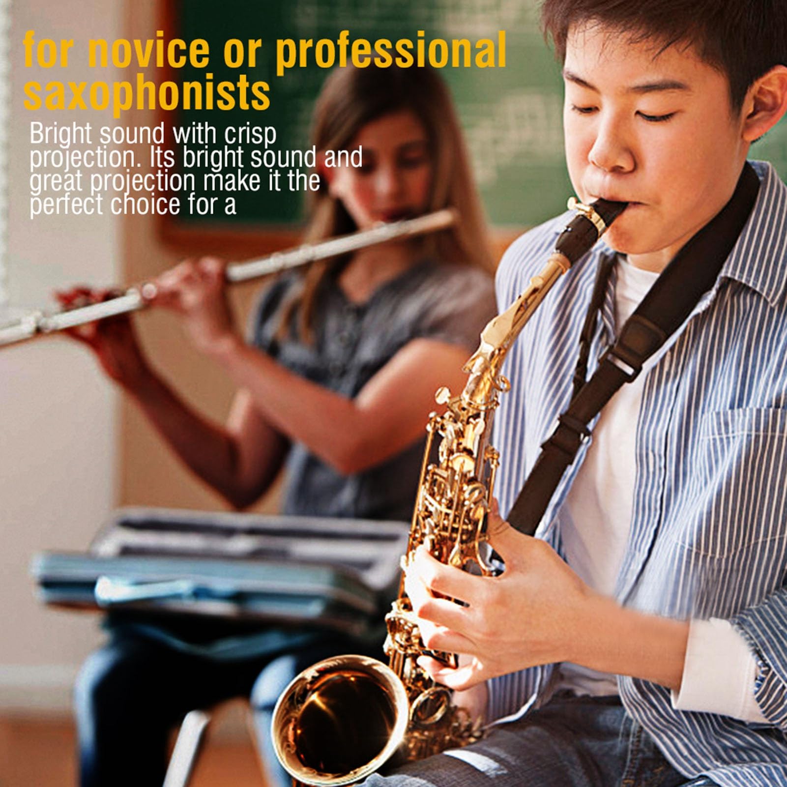 Bec de saxophone alto professionnel pour jazz instrument de musique avec vis en métal pour débutants et professionnels adapté à divers genres