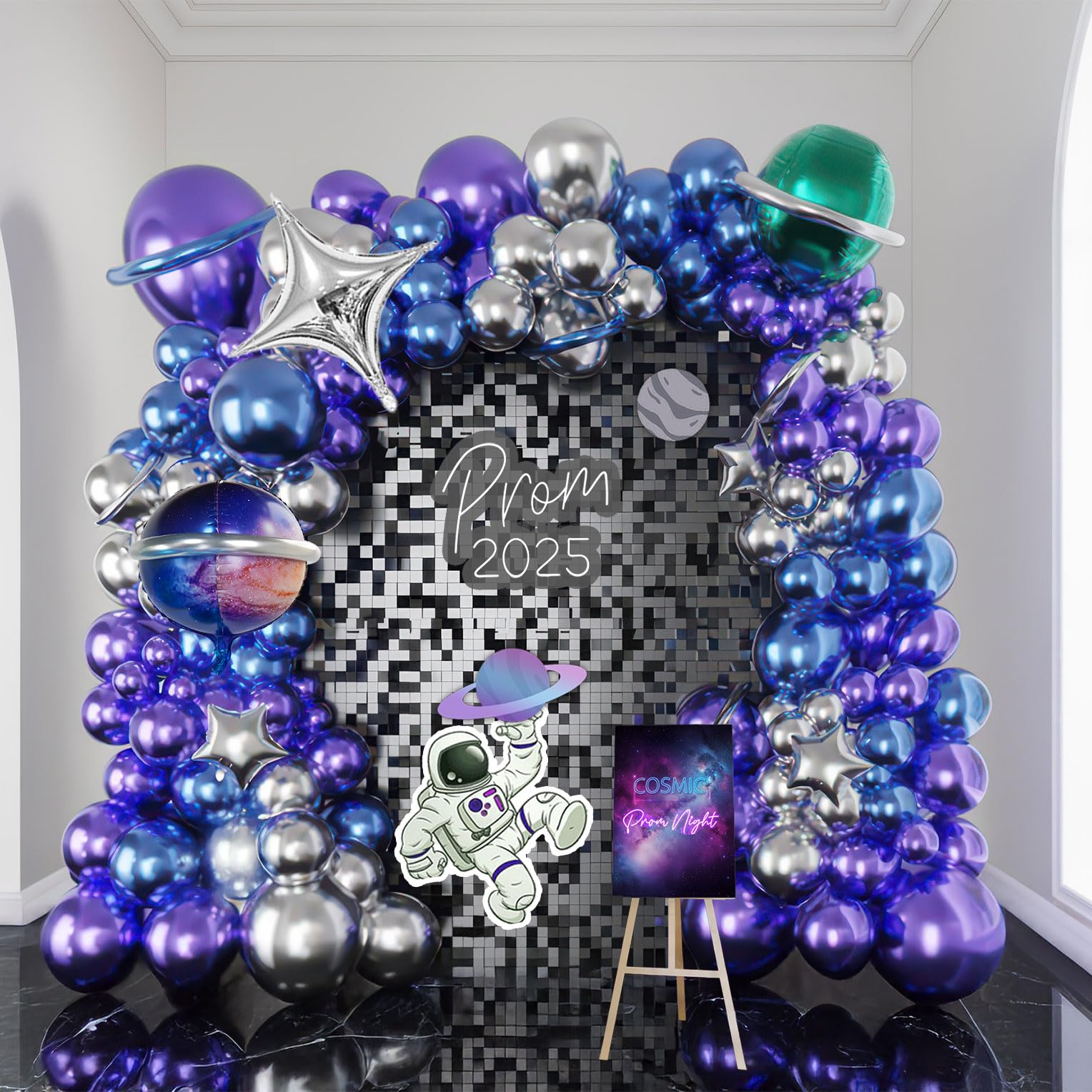 Amazon.com: Galaxy balloon Garland Arch Kit 113pcs Metallic
