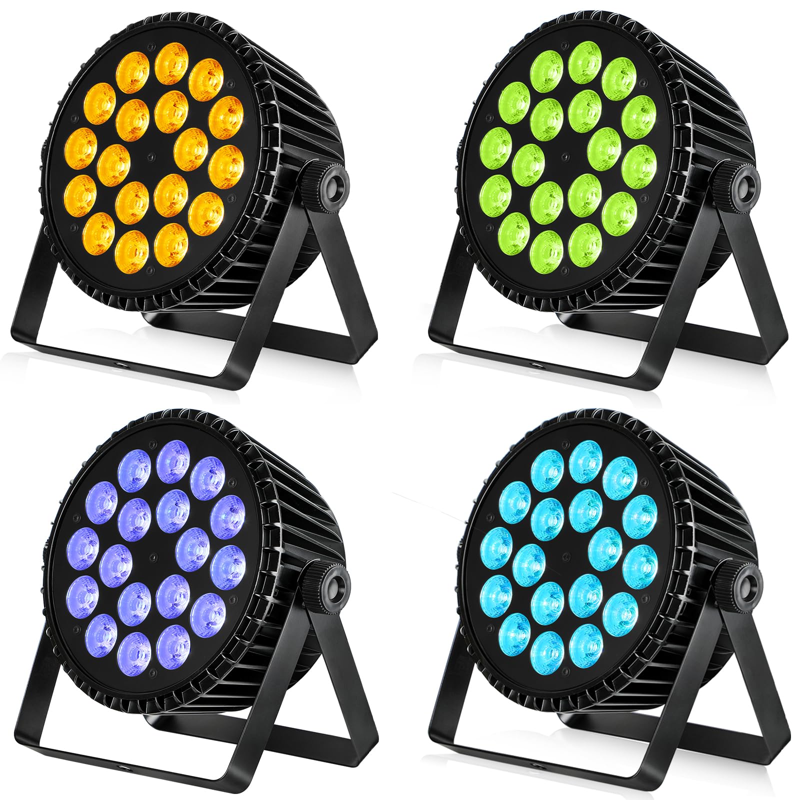 Amazon.com: Betopper LED Stage Light,18 * 18W LED PAR Light, RGB+
