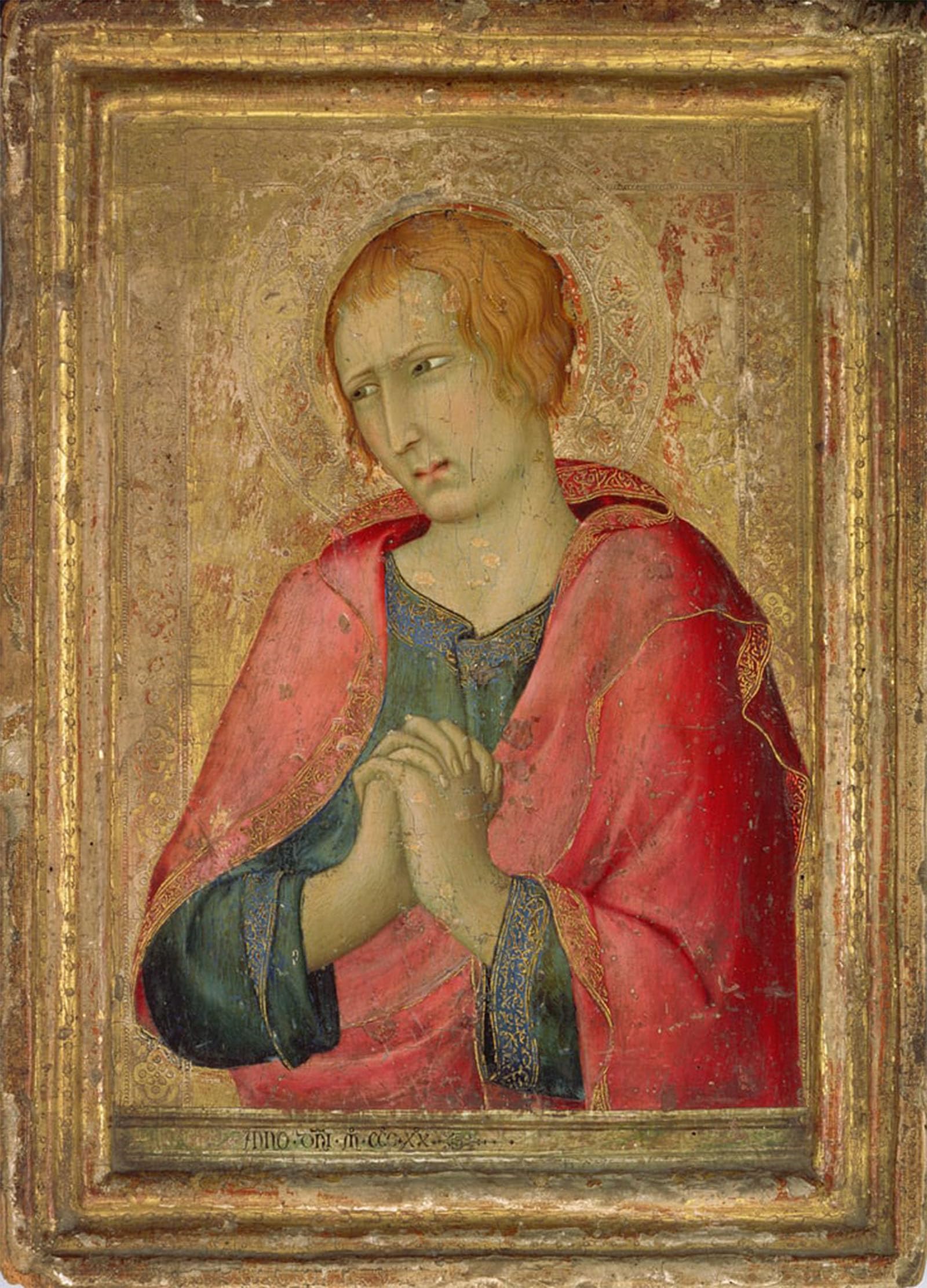 SERENDIPITP Vintage Wall Art Canvas Nordic Poster Canvas Print Picture St the Evangelist by Simone Maritini Wall Art Poster for Home Decor 60x90cm