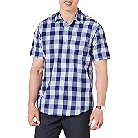 Amazon Essentials Camicia in Popeline a Maniche Corte Regular Fit Uomo