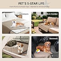 Vista 207 de gogobunny Funda de cama 100% impermeable de doble cara para perro, manta para mascotas, sofá, muebles, protector para cachorros, perros grandes