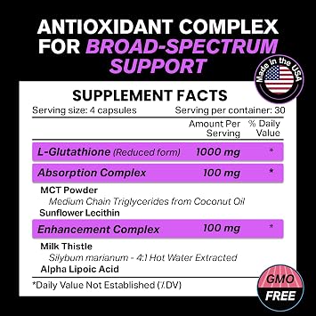 VitaRaw Glutathione for Immune Support + Quercetin