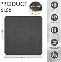 Vista 2 de Almohadillas reclinables para suelos de madera dura, pinzas reclinables antideslizantes, almohadillas para muebles para alfombras, tapete