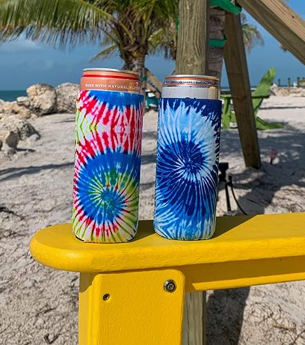 Miniatura 8 de Slim - Enfriadores de latas  Enfriador de latas delgado con aislamiento de neopreno para latas altas y delgadas de 12 onzas como seltzers