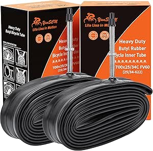 YUNSCM 2-PCS 700C RoadFietsbanden 700x25C 25-622 Compatible with
