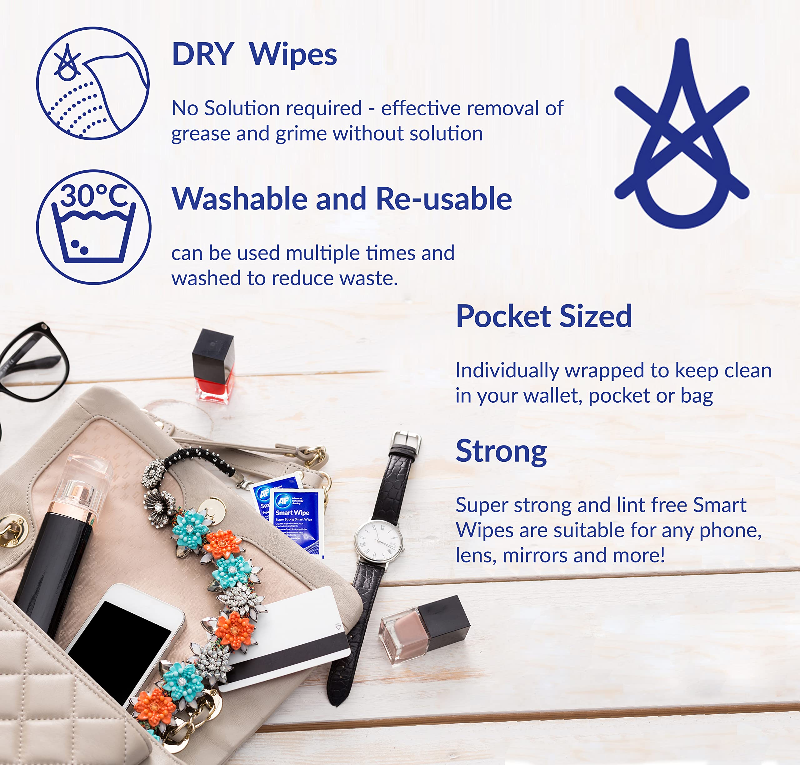 AF SMARTWIPE10 ściereczka do czyszczenia Edv Wipes 10 sztuk
