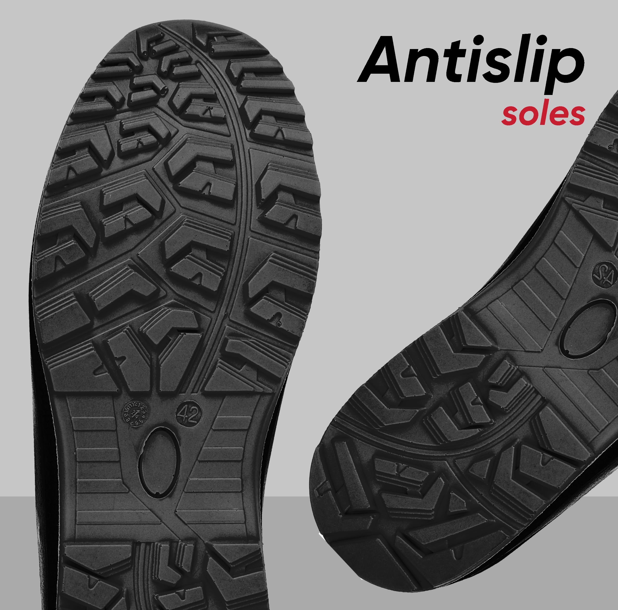 BWOLF HUMMER - Scarpe da lavoro invernali da uomo, resistenti all'acqua e all'olio, antiscivolo, con tecnologia Grip 4 x 4