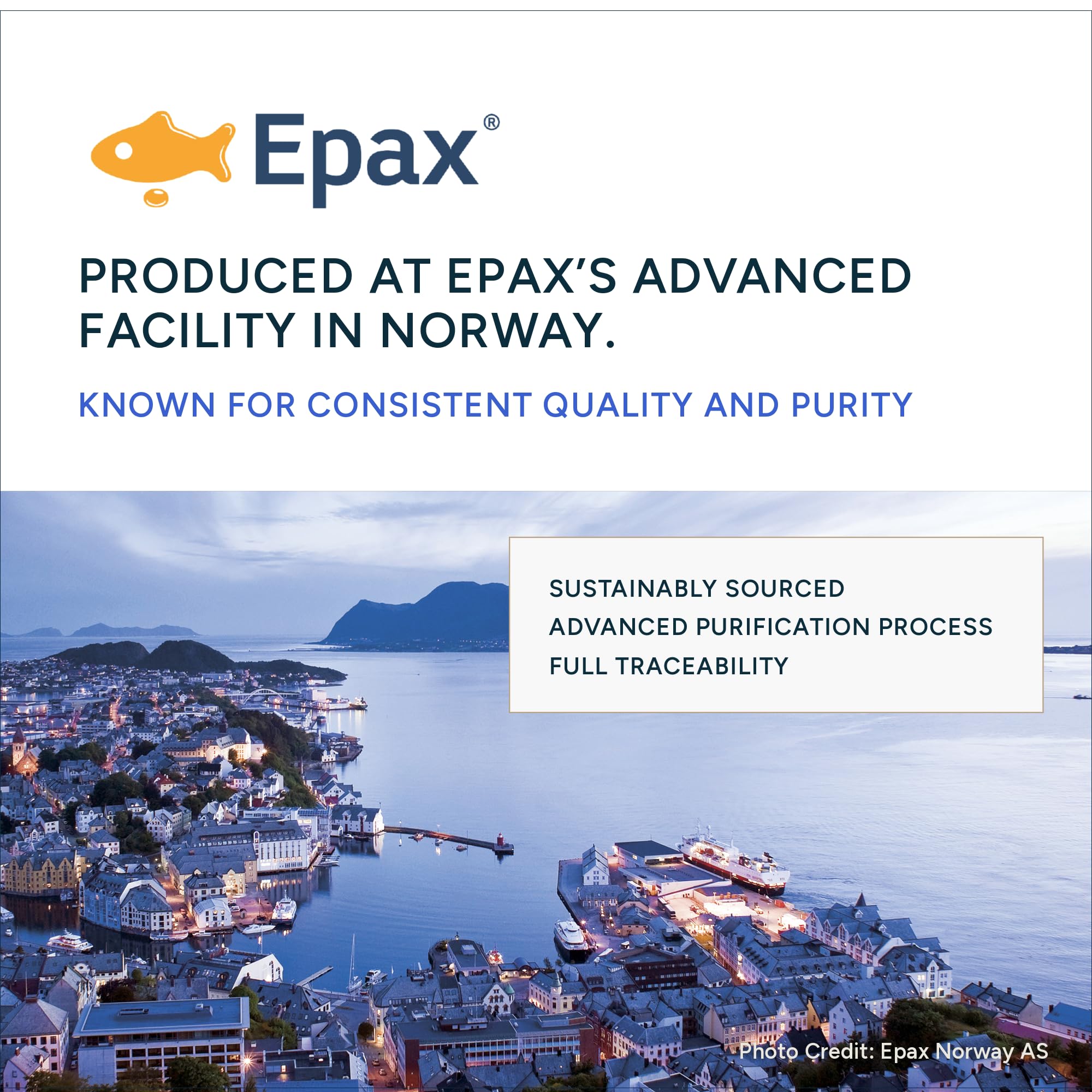 EPAX® Norwegian Omega-3 Fish Oil, IFOS Certified - 1000mg EPA & DHA, rTG Triglyceride Form, Third-Party Tested, No Fishy Burps - Heart, Brain & Joint Support - 120 Softgels — Amazon image 5