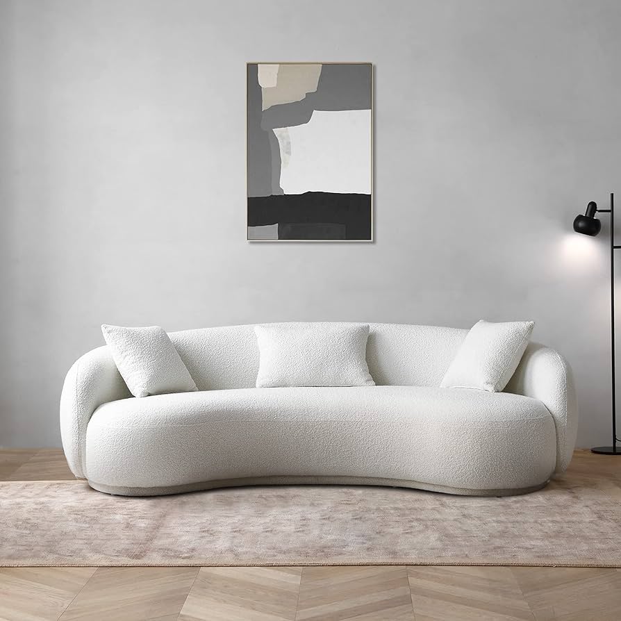 Amazon.com: Acanva Mid Century Modern Curved Living Room