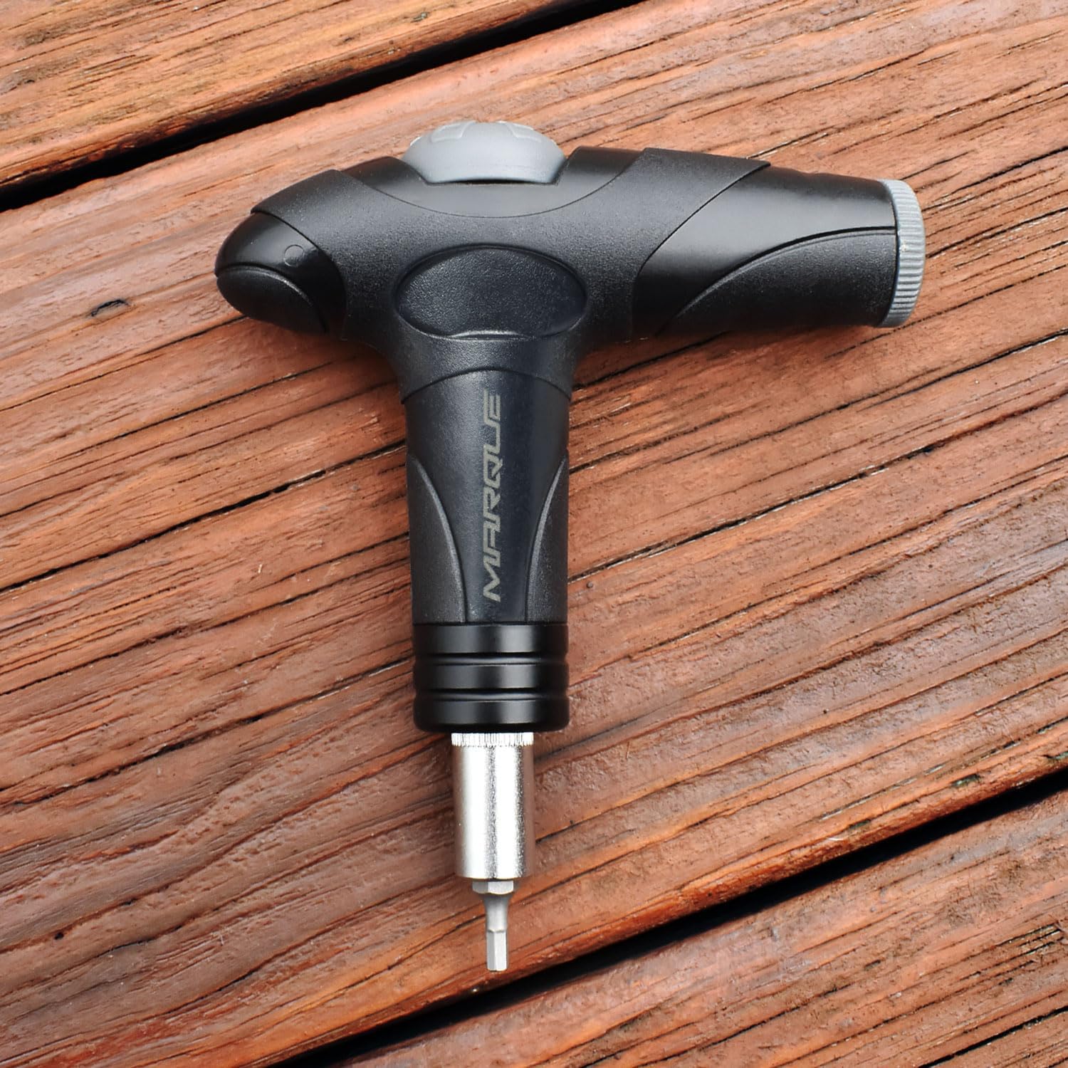 MARQUE Adjustable Bike Torque Wrench – 4, 5, 6 Nm Dial Portable Mini Bicycle Multitool Allen Key Tool, includes 3, 4, 5 mm Hex, T 25 Tool Bits – Repair Your Road and MTB at Home Garage - Cyclist Gift