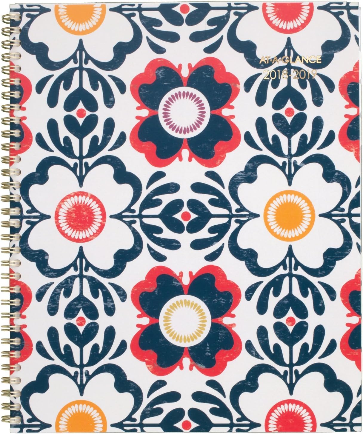 AT-A-GLANCE 2018-2019 Academic Year Weekly & Monthly Planner, Large, 8-1/2 x 11, Fiona (1100-905A) : Office Products