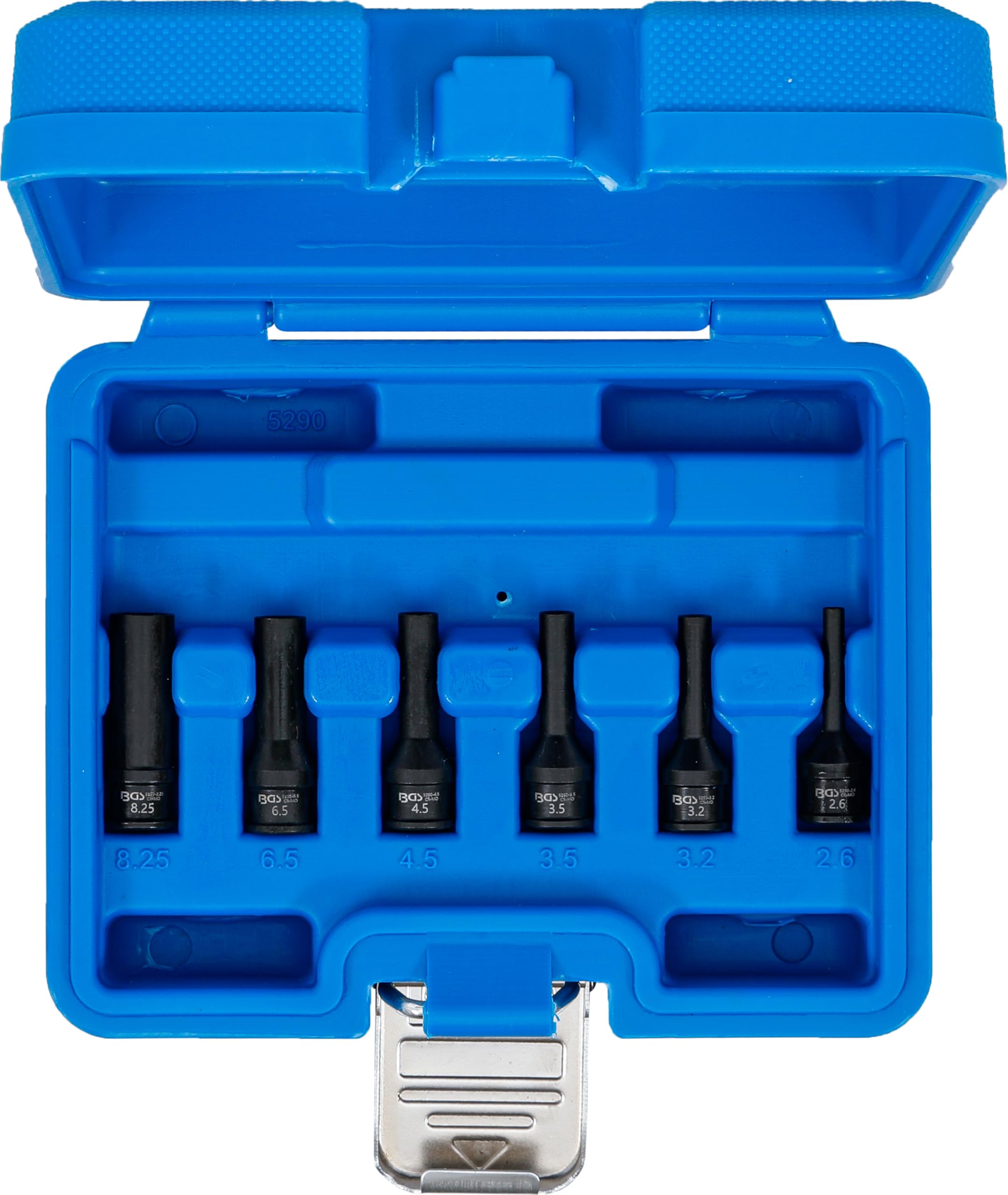 BGS 5290 | Jeu de douilles à séparer pour électrode de bougie de préchauffe | 6,3 mm (1/4") | 6 pièces