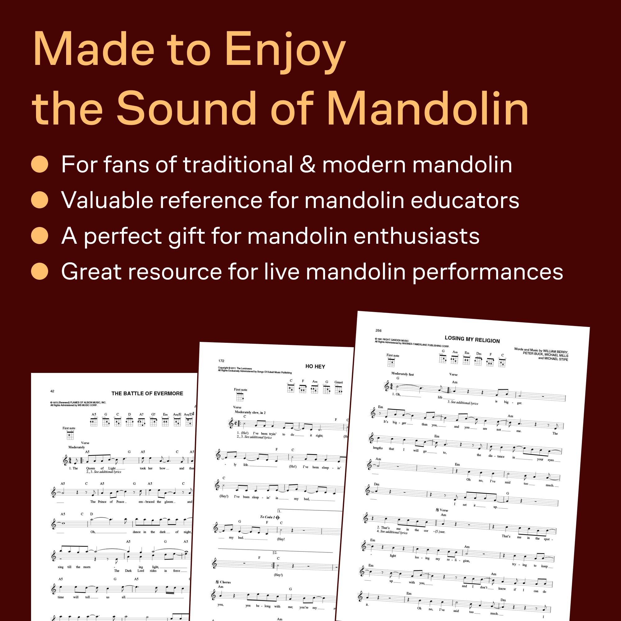 Hal Leonard Mandolin Fake Book: 300 Songs