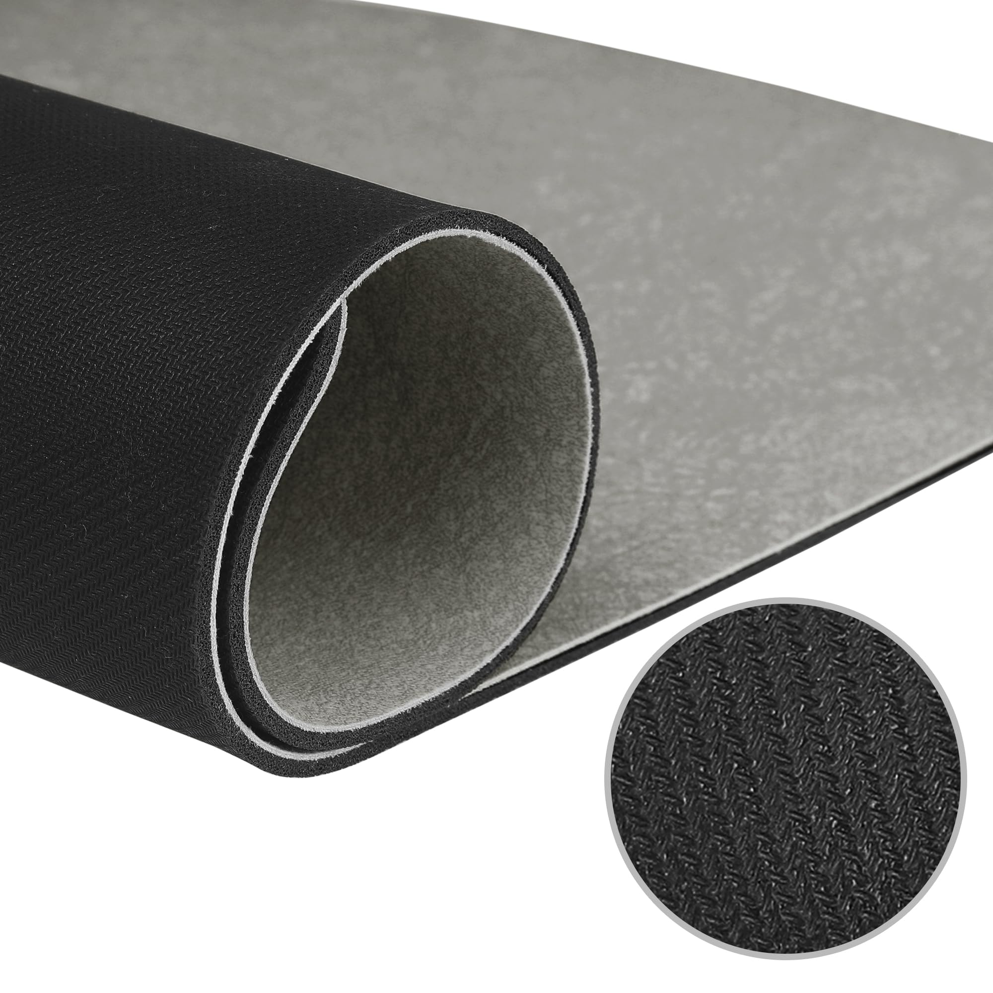 Uxcell 1 Pcs Kitchen Rugs, Cushioned Anti Slip Kitchen Mats, Waterproof Non Slip Rug Grey 18" x 28", 45cm x 70cm - Image 3